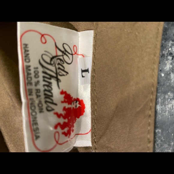 Cafe Au lait color cut work blouse size L - Picture 3 of 4